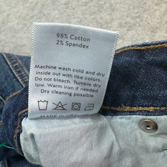 JBD by Just Black Denim Distressed Jean Shorts WMNS M Blue Med Wash Frayed Hem - Picture 5 of 5